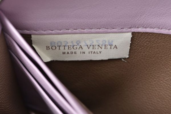 231008 bv 7 Bottega Veneta Wallet Long Wallet Round Zipper Type PALME Light Purple