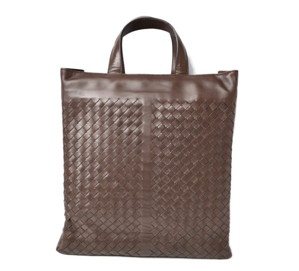 231029 bv 1 Bottega Veneta Tote Bag Handbag Intrecciato Dark Brown