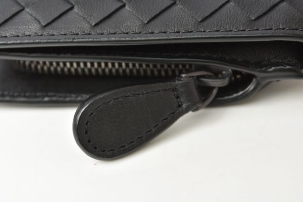 23112505 bv 5 Bottega Veneta Wallet Bi fold Mens Womens Intrecciato Black