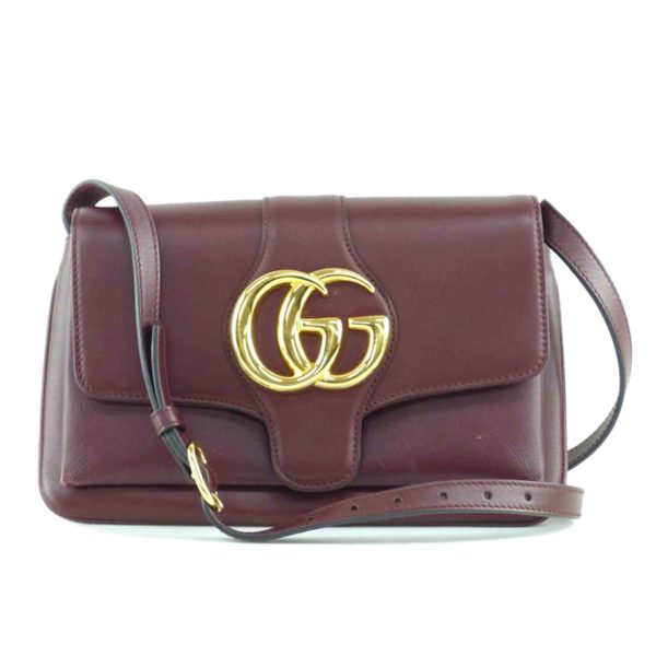 23115 1 Gucci GG Marmont Alley Small Leather Shoulder Bag