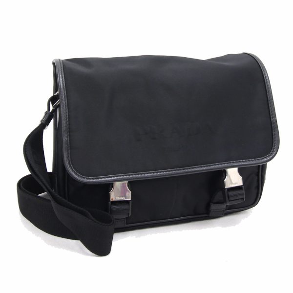 2312060261 Prada Shoulder Bag Nylon Black