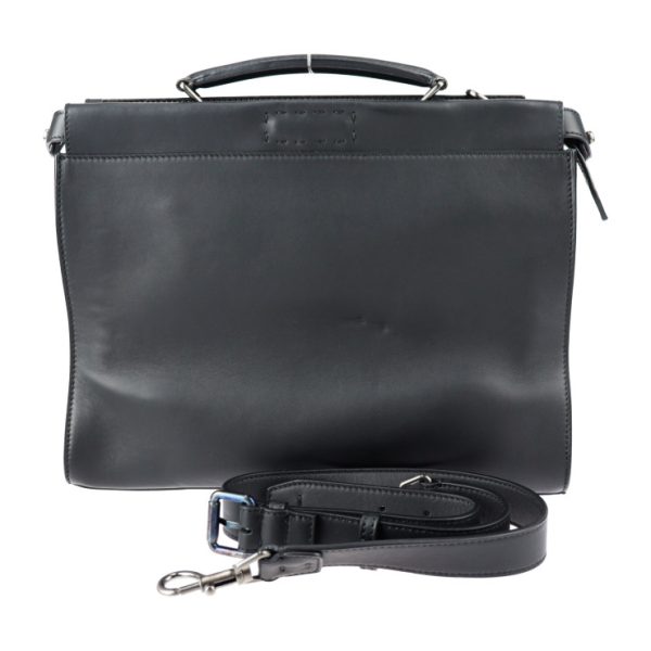 2314063010134 1 Fendi Peekaboo Fit Selleria Business Bag Leather Black