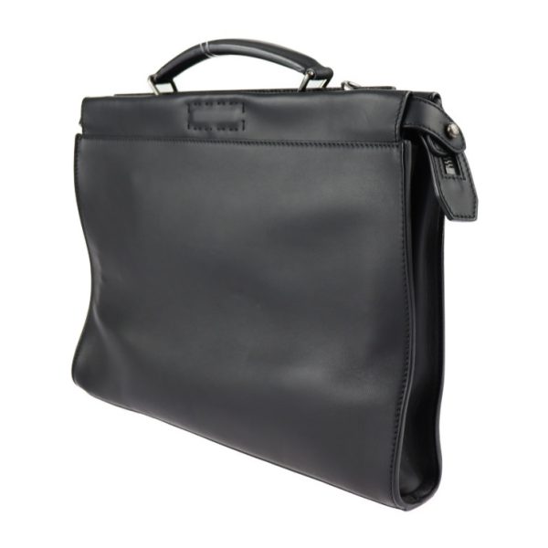 2314063010134 2 Fendi Peekaboo Fit Selleria Business Bag Leather Black