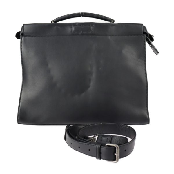 2314063010135 1 Fendi Peekaboo Fit Selleria Business Bag Leather Black