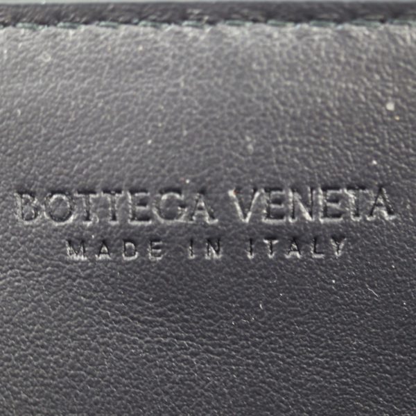 2314123007080 8 Bottega Veneta Intrecciato Calf Leather Pen Case Black