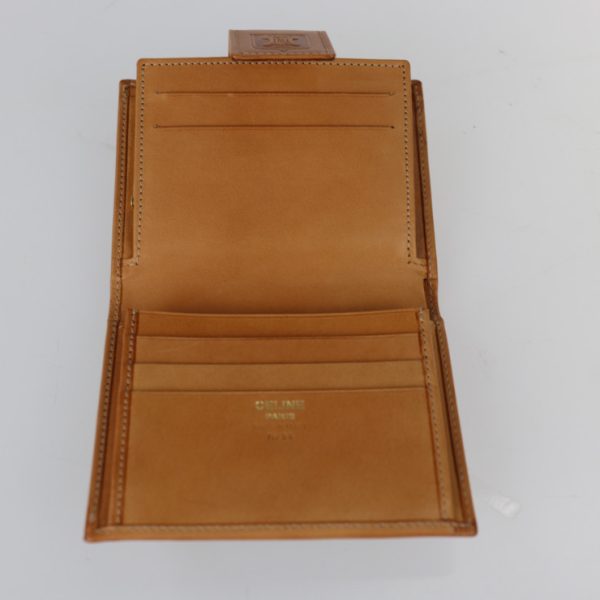 2315053008091 6 Celine Bifold Wallet PVC Leather Beige Brown