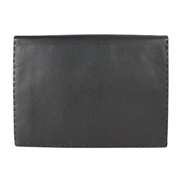 2315053008101 3 Fendi Selleria Clutch Bag Roman Leather Black