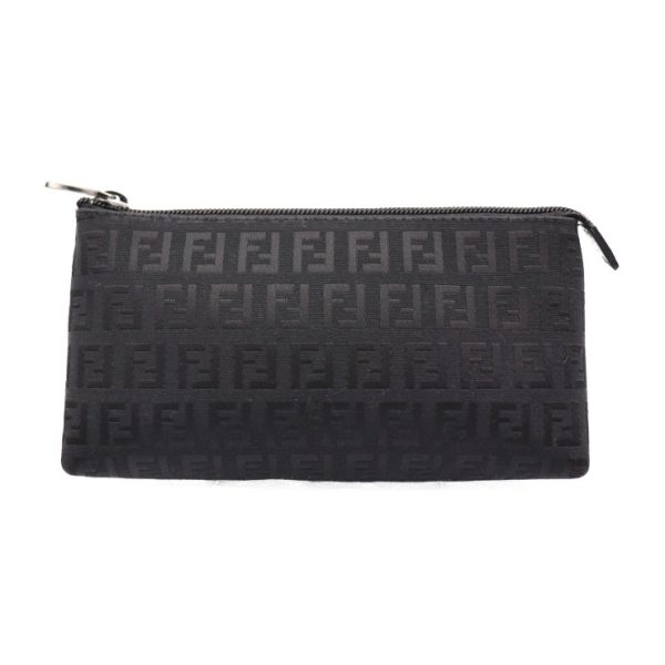 2315083002074 1 Fendi Zucchino Pouch Canvas Black