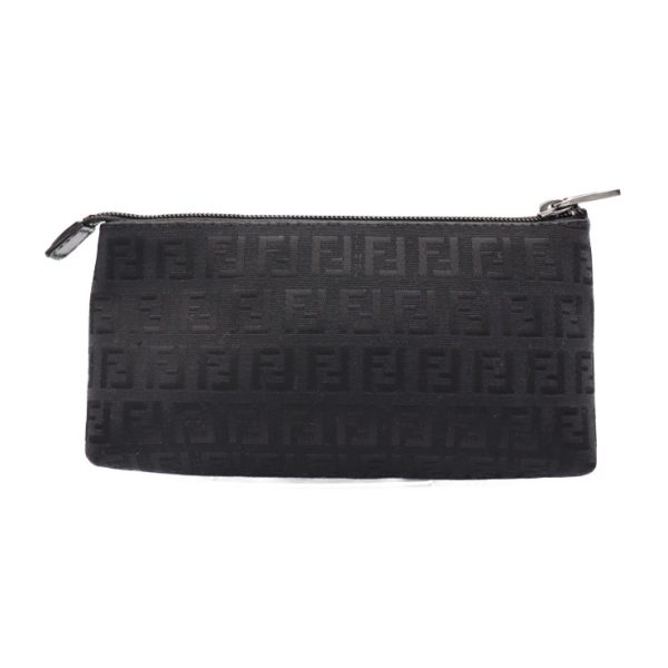 2315083002074 3 Fendi Zucchino Pouch Canvas Black