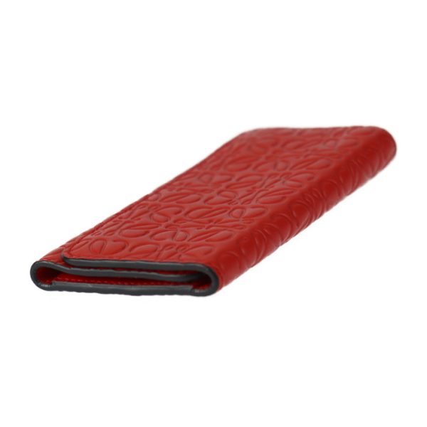 2316063001165 4 Loewe Repeat Anagram Key Case Leather Primary Red