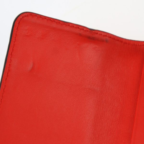 2316063001165 7 Loewe Repeat Anagram Key Case Leather Primary Red