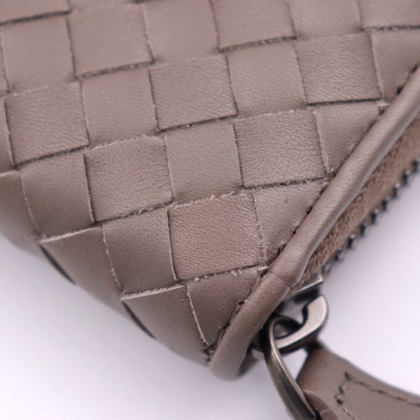 2317073008088 6 Bottega Veneta Intrecciato Calf Leather Long Wallet Taupe