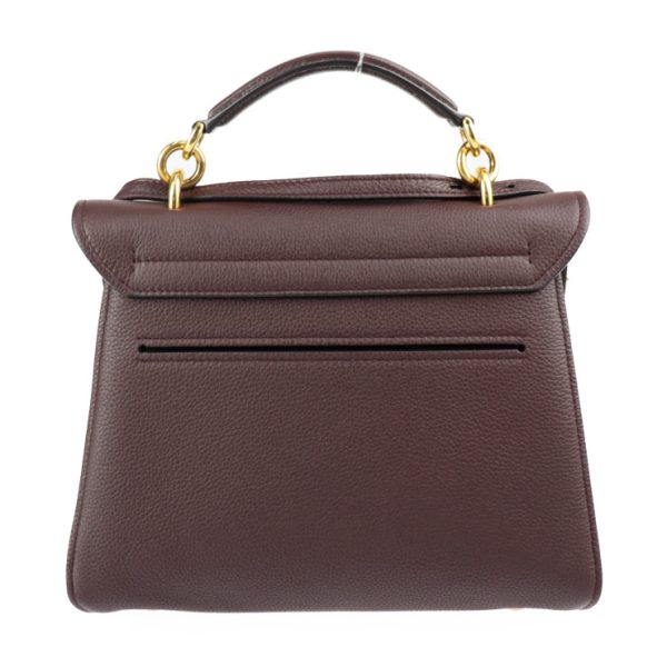 2317093008075 3 Salvatore Ferragamo Margot Calf Leather Handbag Brown