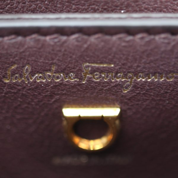 2317093008075 9 Salvatore Ferragamo Margot Calf Leather Handbag Brown