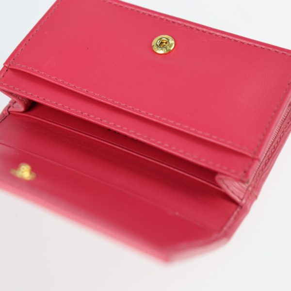 2318053007146 6 Prada Calf Leather Card Case Pink Holder