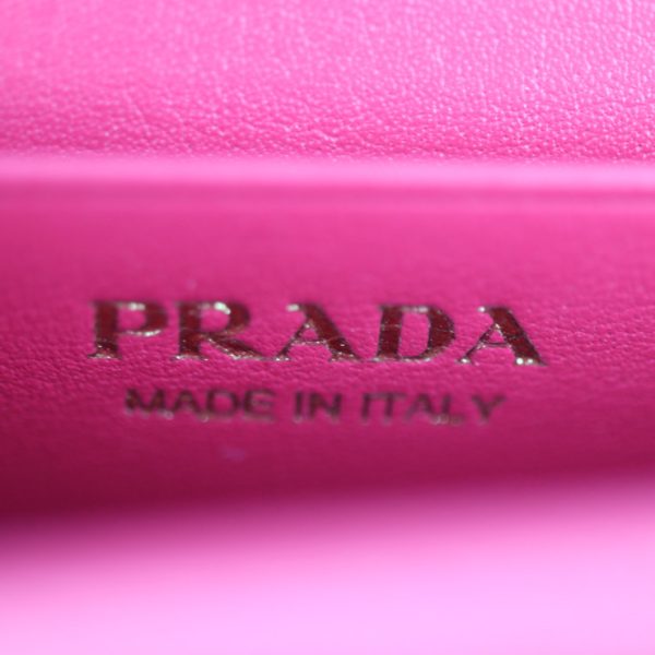 2318053007146 8 Prada Calf Leather Card Case Pink Holder