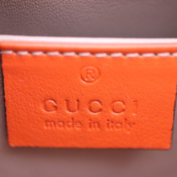 2319063008167 11 GUCCI Ophidia Shoulder Bag Python Orange Black GG