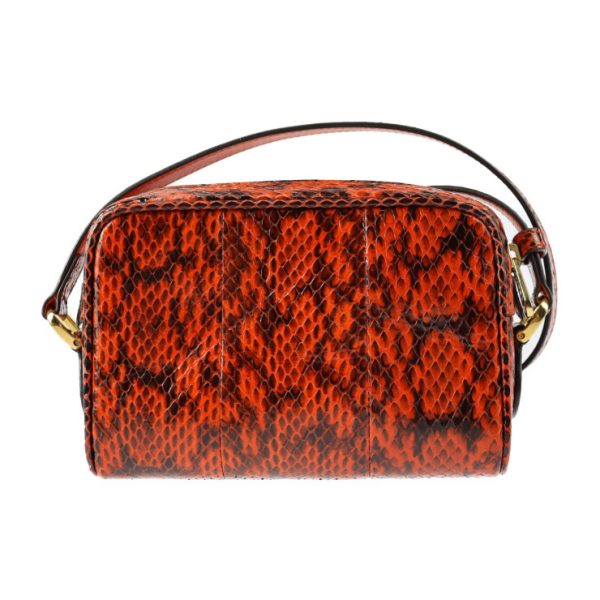 2319063008167 3 GUCCI Ophidia Shoulder Bag Python Orange Black GG