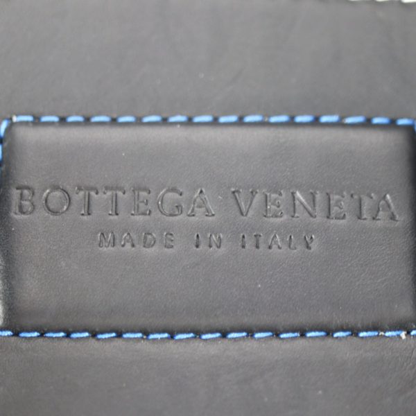 2319063008171 8 Bottega Veneta Nylon Leather Backpack Black Blue