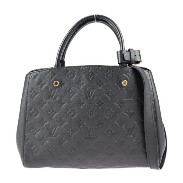 2319083007086 1 Louis Vuitton Montaigne MM Monogram Handbag Black