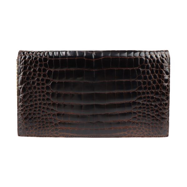 2319103007141 3 Loewe Bag Crocodile Shoulder Bag Brown