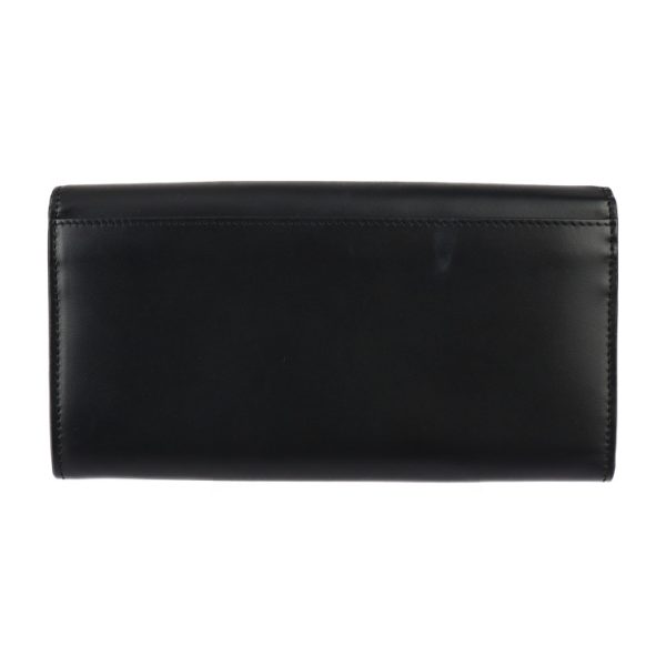 2319103007145 3 Fendi Continental Wallet Long Wallet Calf Leather Black