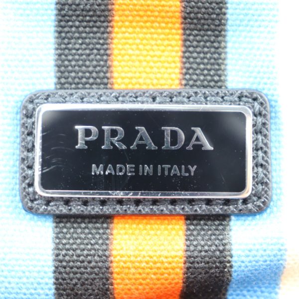 2319113008120 8 Prada Canvas Leather Shoulder Bag Orange