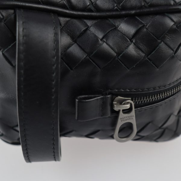 2322023010164 6 Bottega Veneta Intrecciato Leather Black