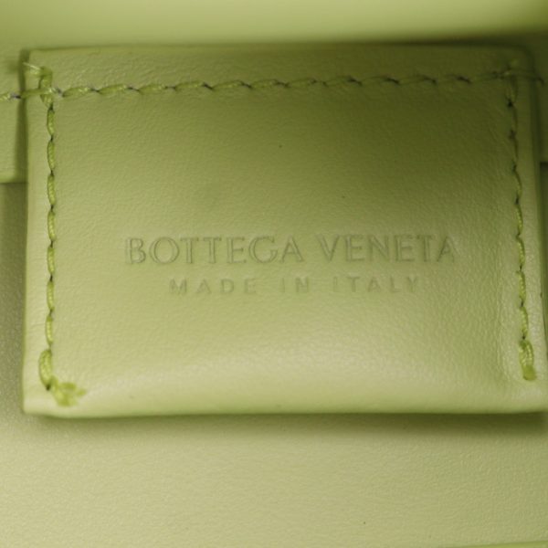 2322053007186 10 Bottega Veneta Triangle Point Calf Leather Handbag Yellow Green