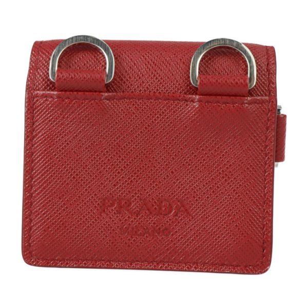 2323033007192 3 Prada Mini Pouch Saffiano Leather Shoulder Bag Red