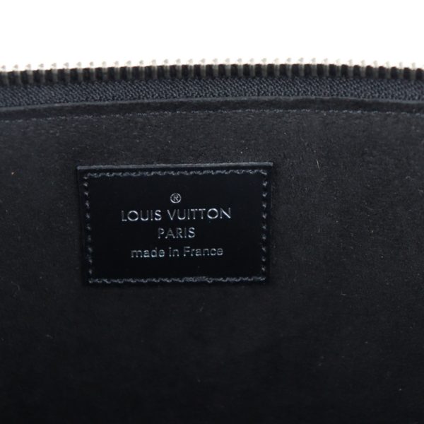 2323033010174 9 Louis Vuitton Pochette Pratt L shaped Zipper Clutch Bag Black