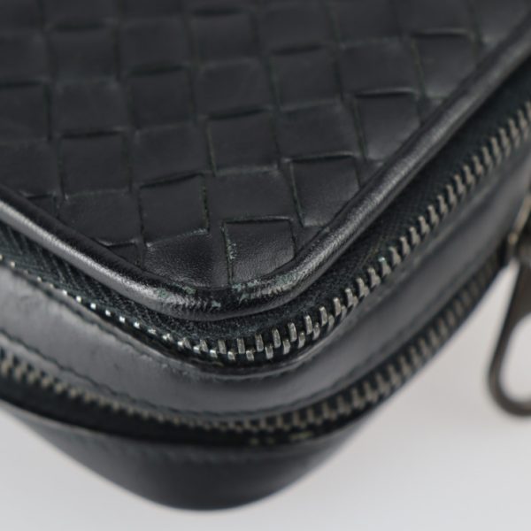 2323033010177 7 Bottega Veneta Intrecciato Leather Black