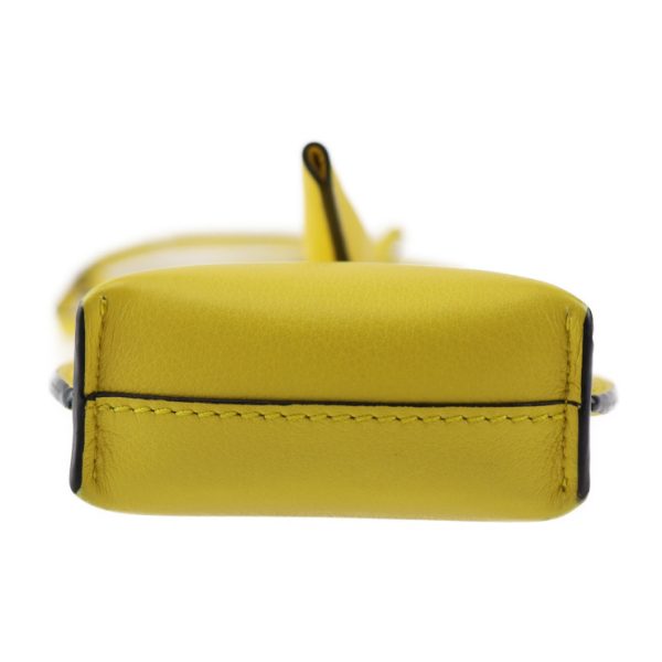 2323113007165 4 Loewe Pocket Shoulder Bag Leather Yellow