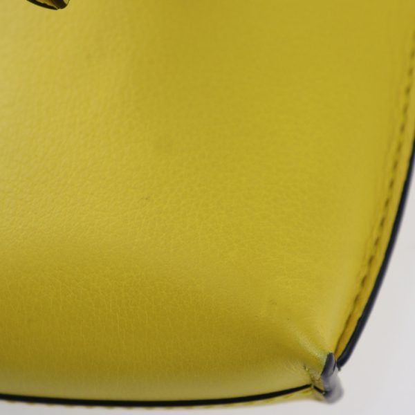 2323113007165 6 Loewe Pocket Shoulder Bag Leather Yellow