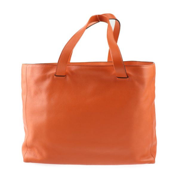 2323113007167 3 Loewe East West Shopper Tote Bag Calf Leather Orange