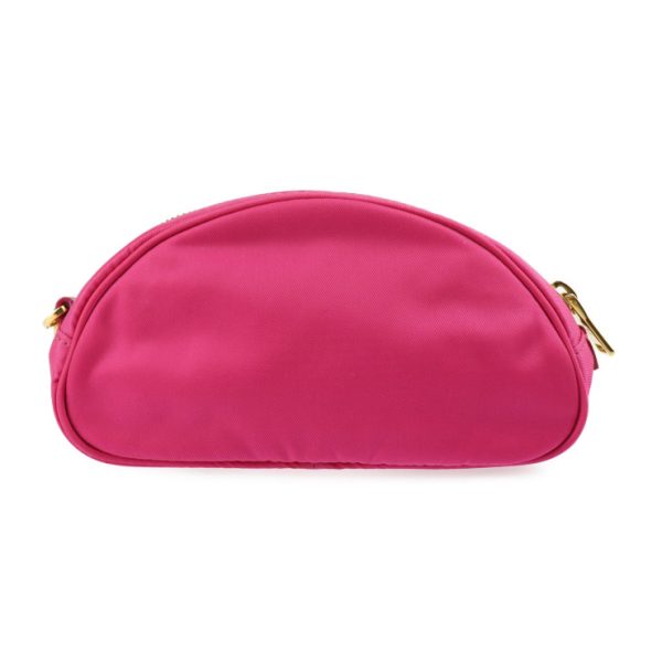 2325093008150 3 Prada Nylon Pouch Pink Wristlet