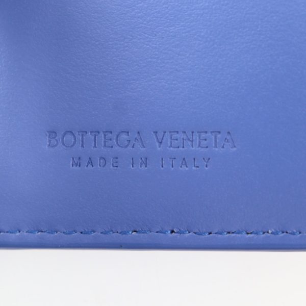 2326113008184 9 Bottega Veneta Intrecciato Leather Bifold Wallet Blue