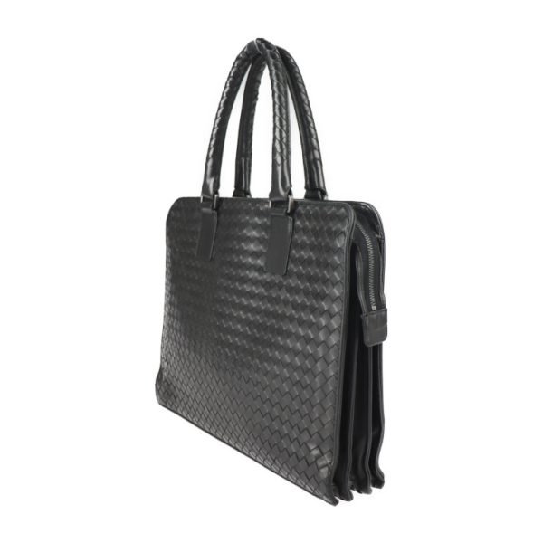 2327023007206 2 Bottega Veneta Intrecciato Business Bag Leather Black