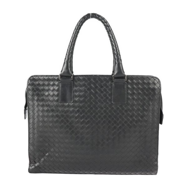 2327023007206 3 Bottega Veneta Intrecciato Business Bag Leather Black