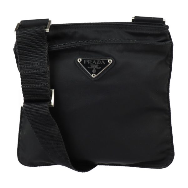 2327023008197 1 Prada Shoulder Nylon Bag Black