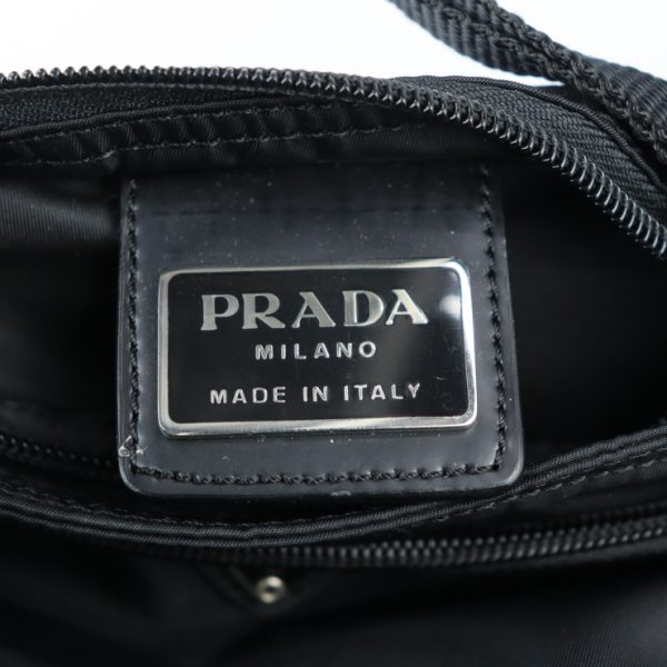 2327023008197 9 Prada Shoulder Nylon Bag Black