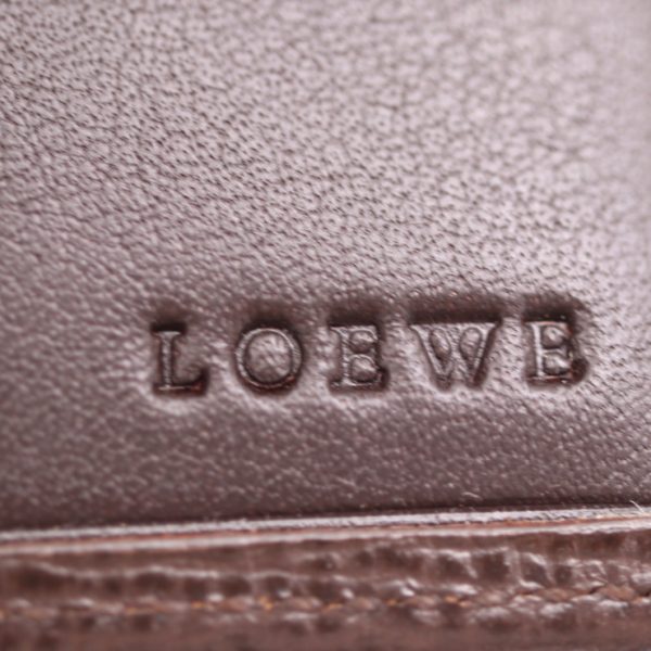 2328043001152 8 Loewe Bifold Wallet Leather Dark Brown