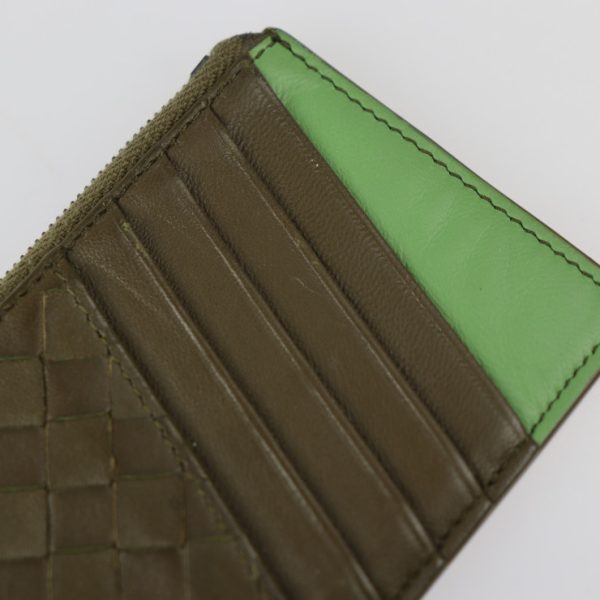 2329013007150 7 Bottega Veneta Intrecciato Fragment Case Leather Olive Green