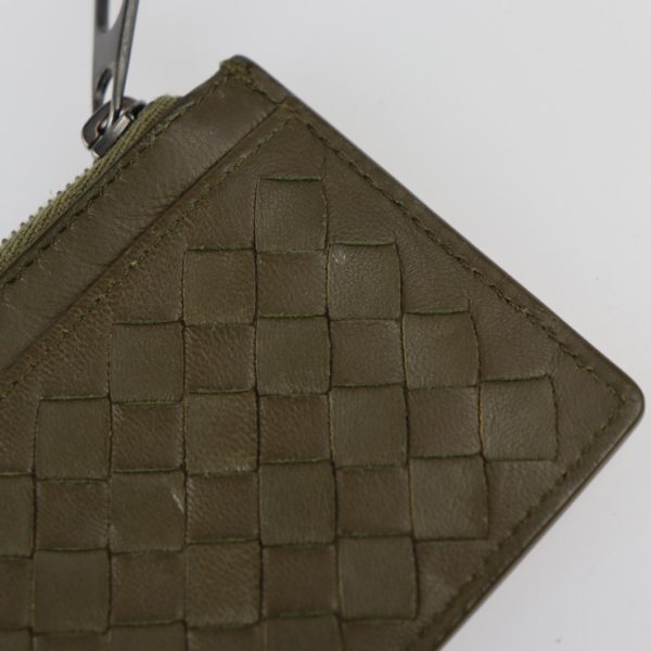 2329013007150 8 Bottega Veneta Intrecciato Fragment Case Leather Olive Green