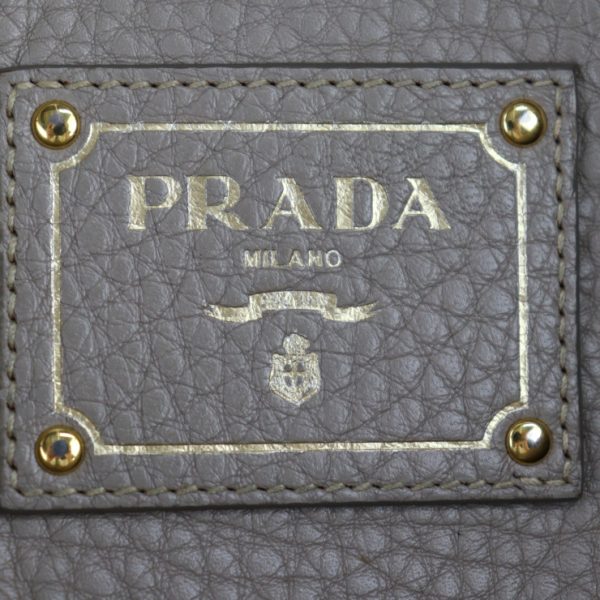 2329053007239 9 Prada Leather Tote Bag Greige