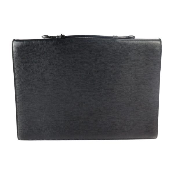 2331033001265 3 Loewe Business Bag Leather Black 2WAY Briefcase Document Bag