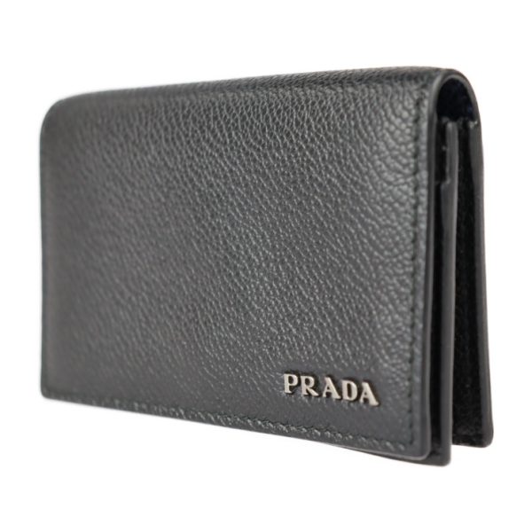 2331053002251 2 Prada Grain Leather Card Case Black