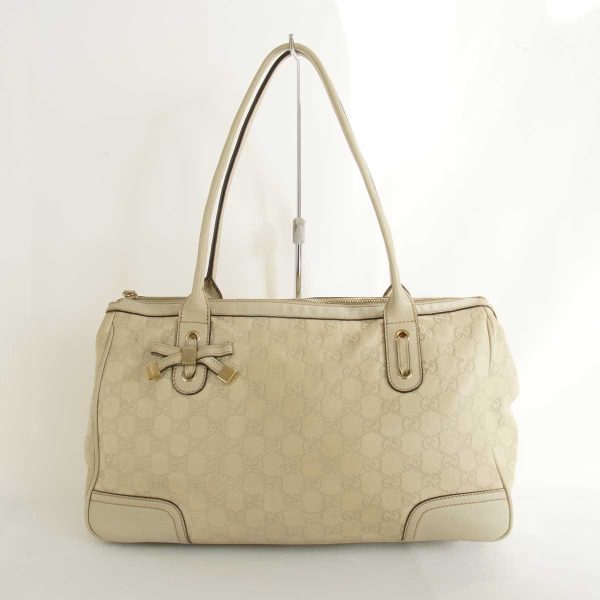 2355230906169t 1 Gucci Tote Bag Shima Leather Ivory