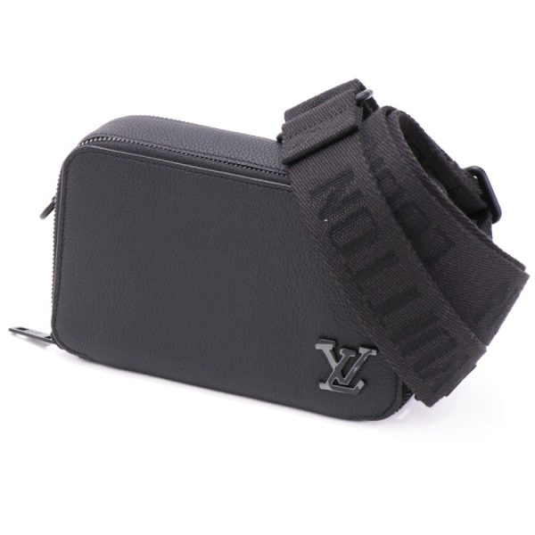 24 0087 01 Louis Vuitton Alpha Wearable Wallet Shoulder Black