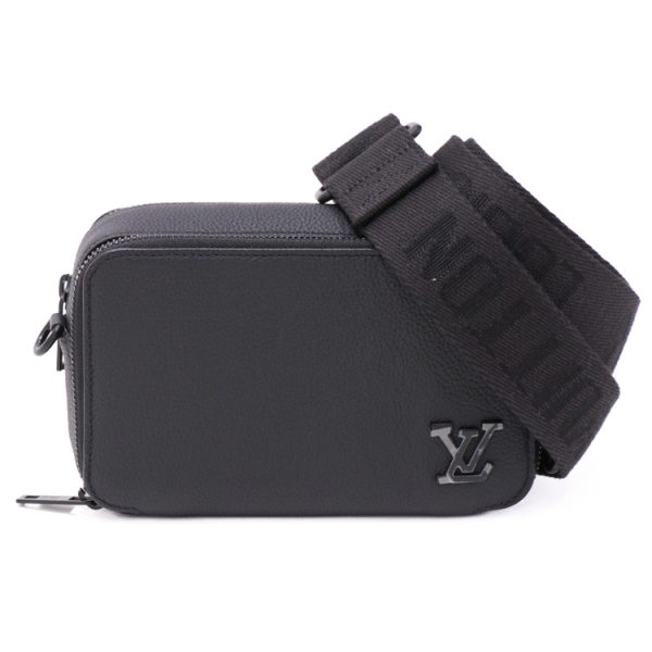 24 0087 02 Louis Vuitton Alpha Wearable Wallet Shoulder Black